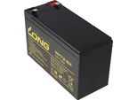 Kung Long Accumulatore Al Piombo WP7.2-12A-M/F2, 12 V- / 7,2 Ah