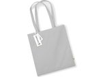 Westford Mill W801 | Earthaware Organic Bag For Life 38 X 42 Cm - Colore: Grigio Chiaro - Taglia: Unica