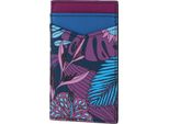 Fossil Pelle Portacarte Gifts Credit Card Sticker Tropical Porpora Multicolore