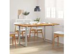 Vidaxl Tavolo Da Pranzo 154X80X76 Cm In Legno Massiccio Di Acacia
