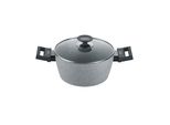 Berndes Alu Induction Special Edition Kochtopf, Mit Glasdeckel, Henkeltopf, Induktion, Aluminium, Ø 20 Cm, 0019574502