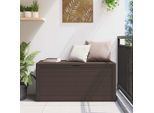 Vidaxl Cassapanca Da Giardino Marrone 116X44X55 Cm