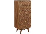 MASSIVMOEBEL24 | Mosayk #108 Comò In Legno Di Acacia - Laccato / Natur 53X42X128