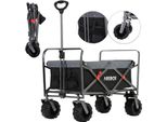 Carrello Manuale Arebos Pieghevole Nero | Fino A 100 Kg | Idrorepellente E Antisporco