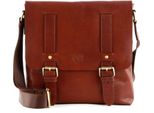 Saddler Pelle Borsa A Tracolla Carter Messenger Bag Midbrown Marrone