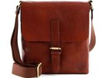 Saddler Pelle Borsa A Tracolla Verdal Messenger Bag Midbrown Marrone