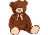 Brubaker Orsacchiotto Xxl 100 Cm - Peluche Grande - Peluche Con Nastro, Marrone