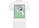 Merchcode Maglietta Looney Tunes Bugs Bunny Funny Face Tee Bianco-S