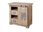 MASSIVMOEBEL24 | Railway #323 Comò In Legno Di Mango - Laccato / Whitewash 70X45X70