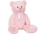 Brubaker Orsacchiotto Xxl 100 Cm - Rosa - Peluche Coccolone