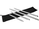 Set Smontagomme Wiltec 4 Pezzi, 300-600 Mm, Con Leva Per Pneumatici In Acciaio Cromato Con Borsa Per Rotoli, Leva Per Cambio Pneumatici, Montaggio Pneumatici