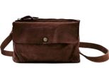 Harold's Pelle Borsa A Tracolla Submarine Handbag Brown Marrone Scuro