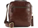 Leonhard Heyden Pelle Borsa A Tracolla Cambridge Body Bag Redbrown Marrone