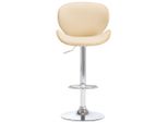 Syfax™ Sedia Da Bar Crema In Pelle Finta