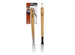 Forchetta Da Barbecue 46 Cm Con Manico In Legno