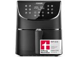 Cosori Heißluftfritteuse 5,5L XXL Friteuse Heissluftfritteuse+LED-Touchscreen,11 Programmen, 1700,00 W, 11 Programme, LED Display Touchscreen