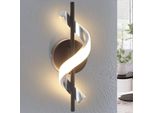 Zmh Lampada Da Parete A Led Lampada Da Parete Per Interni Illuminazione Moderna Lampada Da Notte Con Design Ondulato 3000K Lampada Da Corridoio Bianco Caldo