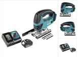 Seghetto Alternativo A Batteria Makita Djv 180 RG1 18V + 1X Batteria 6,0 Ah + Caricabatterie