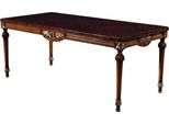 Casa Padrino Tavolo Da Pranzo Barocco Marrone 194 X 94 X H. 77 Cm - Tavolo Da Pranzo In Legno Massiccio - Tavolo Da Cucina - Mobili Da Sala Da Pranzo In Stile Barocco
