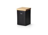 Continenta Gmbh Vorratsdose Keramik 1000Ml, Schwarz 10X10Xh16,5Cm 3713