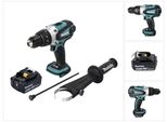 Trapano Avvitatore A Percussione A Batteria Makita Dhp 458 G1 18 V 91 Nm + 1X Batteria 6,0 Ah - Senza Caricabatterie