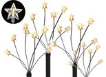 3.12 Led Bastoni Luminosi Da Giardino Stern Set Di 4 - Con Alimentatore