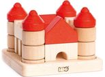 Set Di Impilamento In Legno Bajo - Castello Giocattolo Per Bambini