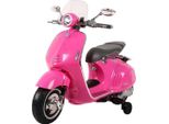 Vespa Elektroroller ab 3 jahre Elektrofahrzeug Kinderfahrzeug Scooter rosa