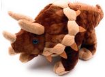 Onwomania Peluche Dinosauro Preistorico Animale Dinosauro Triceratopo L 28 Cm Marrone