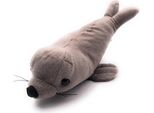 Onwomania Peluche Animale Di Peluche Foca Leone Marino Grigio Lunghezza 19 Cm Grigio
