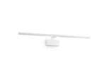 Applique Moderna Alma Metallo Bianco Led 18W 3000K Luce Calda