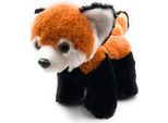 Onwomania Peluche Gatto Orso Predatore Panda Rosso Lunghezza 26 Cm Marrone