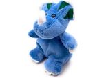 Onwomania Peluche Dinosauro Animale Preistorico Lucertola Gigante Dino Triceratopo H 13 Cm Blu