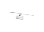 Applique Moderna Alma Metallo Cromo Led 12,5W 3000K Luce Calda