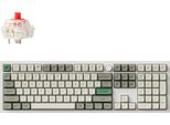 Tastiera Meccanica Senza Fili Keychron Q6 Max Qmk/Via, Qwerty Us, Manopola, Guscio Bianco, Gateron Jupiter Red Q6M-P1