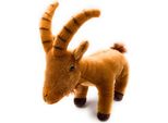 Onwomania Peluche Peluche Capra Alpina Stambecco Camoscio Altezza 23 Cm Marrone