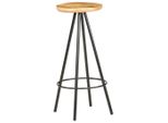 Syfax™ Sgabelli Da Bar 4 Pz In Legno Grezzo Di Mango