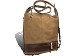 Firenze Vera Pelle Borsa Donna Zaino Taupe 25X17X23 Compresa Etichetta Italia D2OTF104C
