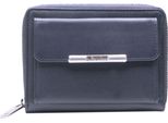 Esquire Pelle Portafoglio Helena Rfid Wallet Blue Blu Scuro