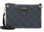 U.S. Polo Assn. Borsa A Tracolla Hampton Flat Crossbody Bag Black / Black Blu