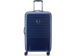 Delsey Paris Carrello Caumartin + 4 Double Rolls Trolley 70 Steel Blue