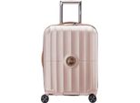 Delsey Paris Carrello Carrousel 4 Double Rolls Cabine Slim Trolley 55 Pink Rosa