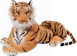 Brubaker Tigre Peluche 45 Cm - Peluche Sdraiato Peluche - Marrone