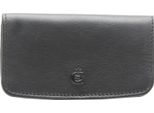 Esquire Pelle Portafoglio Logo Coin Wallet Black Nero