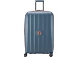 Delsey Paris Carrello Carrousel Expandable 4 Double Rolls Trolley 77 Ultramarine Blue