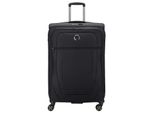 Delsey Paris Carrello Helium Dlx Expandable 4 Double Rolls Trolley 78 Black Nero