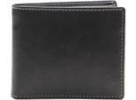 Esquire Pelle Portafoglio Dallas Wallet Quer Black Nero