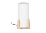Lampada Da Tavolo Relaxdays Con Base In Legno