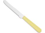 Coltello Da Tavola Arcos 802900 Monoblocco In Un Unico Pezzo Di Acciaio Inox, Giallo Mango E Lama Da 11 Cm In Confezione