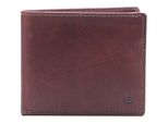 Esquire Pelle Portafoglio Dallas Wallet Quer Classic Brown Marrone